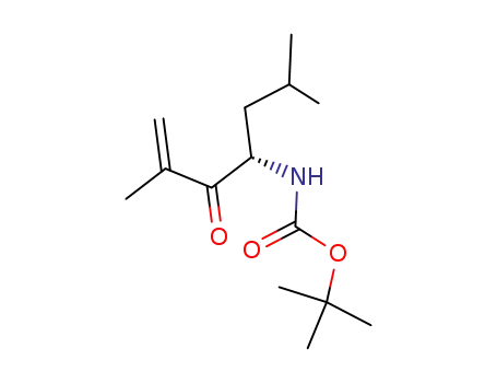 tert-butyl [(1S)-3-methyl-1-(2-methylpropyl)-2-oxobut-3-en-1-yl]carbamate
