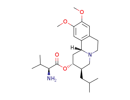 (S)-2-amino-3-methylbutyric acid (2R,3R,11bR)-3-isobutyl-9,10-dimethoxy-1,3,4,6,7,11b-hexahydro-2H-pyrido[2,1-a]isoquinolizin-2-yl ester