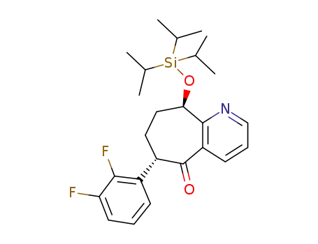 (6S,9R)-6-(2,3-difluorophenyl)-9-((triisopropylsilyl)oxy)-6,7,8,9-tetrahydro-5Hcyclohepta[b]pyridin-5-one