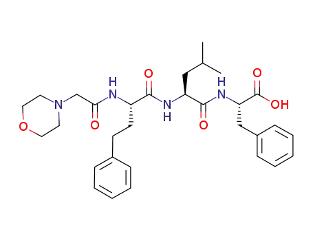 (S)-2-((S)-4-methyl-2-((S)-2-(2-morpholinoacetamido)-4-phenylbutanamido)pentanamido)-3-phenyipropanoic acid