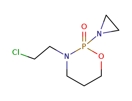 2-aziridino-3-(2-chloroethyl)tetrahydro-2H-1,3,2-oxazaphosphorin 2-oxide