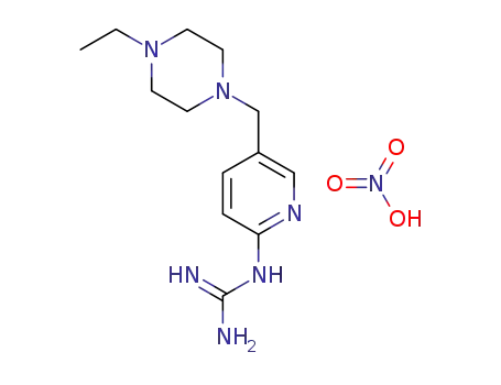 N-[5-(4-ethylpiperazine-1-yl-methyl)pyridine-2-yl]guanidine nitrate