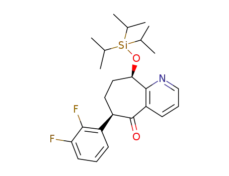 (6R,9R)-6-(2,3-difluorophenyl)-9-((triisopropylsilyl)oxy)-6,7,8,9-tetrahydro-5Hcyclohepta[b]pyridin-5-one