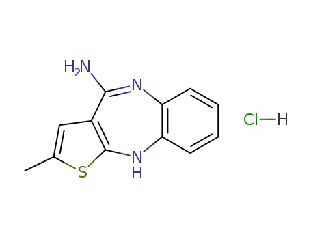 4-amino-2-methyl-10H-thieno[2,3-b][1,5]benzodiazepine hydrochloride