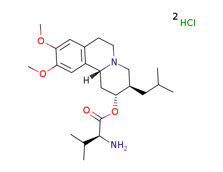 (S)-(2R,3R,11bR)-3-isobutyl-9,10-dimethoxy-2,3,4,6,7,11b-hexahydro-1H-pyrido[2,1-a]isoquinolin-2-yl 2-amino-3-methylbutanoate dihydrochloride