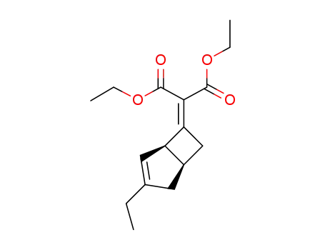 diethyl [(1R,5S)-3-ethylbicyclo[3.2.0]hept-3-en-6-ylidene]propanedioate