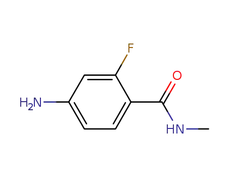 2-fluoro-N-methyl-4-amino-benzamide