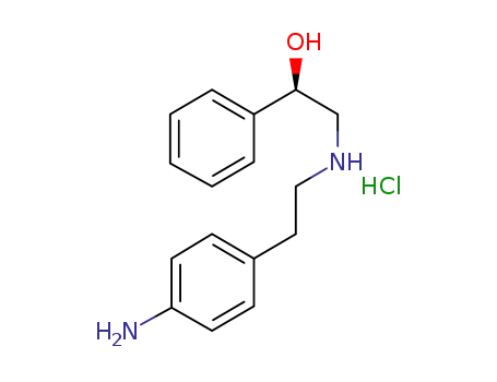 (R)-2-[ [2-(4-aminophenyl)ethyl]-amino]-1-phenylethanol monohydrochloride
