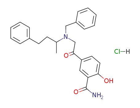 2-hydroxy-5-<<N-(1-methyl-3-phenylpropyl)-N-(phenylmethyl)amino>acetyl>benzamide hydrochloride