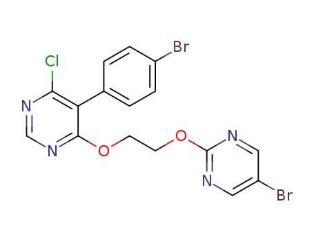 5-(4-bromophenyl)-4-(2-((5-bromopyrimidin-2-yl)oxy)ethoxy)-6-chloropyrimidine