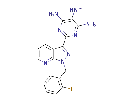 2-{1-[(2-fluorophenyl)methyl]-1H-pyrazolo[3,4-b]pyridin-3-yl}-5-N-methylpyrimidine-4,5,6-triamine