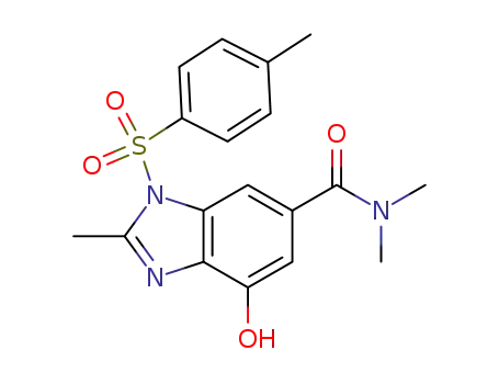 4-hydroxy-N N,2-trimethyl-1-[(4-methylphenyl)sulfonyl]-1H-benzimidazole-6-carboxamide