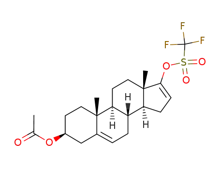 3β-acetoxyandrosta-5,16-dien-17-yl trifluoromethanesulphonate