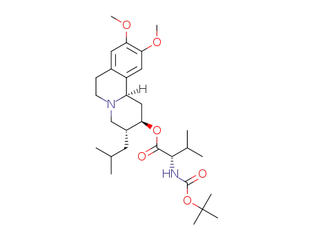 (S)-(2R,3R,11bR)-3-isobutyl-9,10-dimethoxy-2,3,4,6,7,11b-hexahydro-1H-pyrido[2,1-a]isoquinolin-2-yl 2-((tert-butoxycarbonyl)amino)-3-methylbutanoate